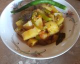 A picture of step 6 of SIMPLE and QUICK ALOO MATAR MASALA.