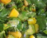 Pui shaaker chochhori (Malabar Spinach with mixed vegetables) recipe step 1 photo