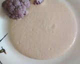 Foto del paso 2 de la receta: Emperador a la crema de coliflor morada