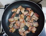 Hình bước làm 2 của món Salad thịt xông khói