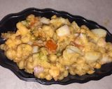 A picture of step 3 of White peas chaat.