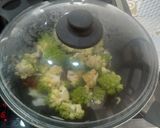 Une image de l'étape 2 de Chou romanesco poêlé.