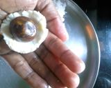 A picture of step 4 of Paneer dates laddu.
