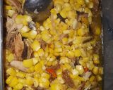 Foto langkah ke 3 dari resep Tumis ikan cue suir campur jagung.