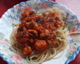 Foto del paso 6 de la receta: Espaguetis frutti di mare con chispa picante
