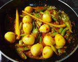 Foto langkah ke 3 dari resep Sambal Buncis Telur Puyuh.