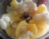Une image de l'étape 1 de Saint-Jacques à la crème de chou-fleur.