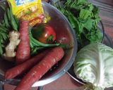 A picture of step 1 of Maggi manchurian.