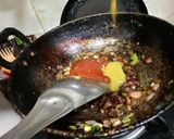 A picture of step 3 of Dry Gobhi Manchurian.