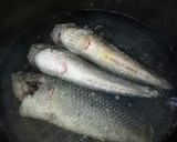 Hình bước làm 1 của món Canh Cá Rô Cải Xanh