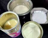 A picture of step 1 of Kashmiri Kesar Phirni - Sooji Kheer.