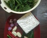 Foto langkah ke 1 dari resep Sayur tempe daun pucuk labu siam.