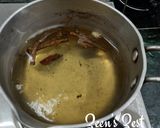 A picture of step 2 of Neem Giloy Kadha.