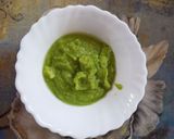 A picture of step 2 of Guava dhaniya chutney.