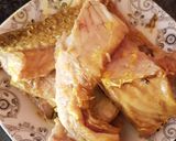 A picture of step 3 of Cabbage fish with capsicum.