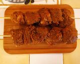 Une image de l'étape 4 de Brochettes de Kebab et Crudités.
