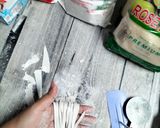 Foto langkah ke 2 dari resep Che Hun Tiaw (Bubur Sagu Gunting).