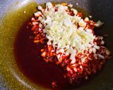 Gambar langkah 1 resipi Mapo tofu.
