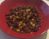Une image de l'étape 4 de Chili con carne.