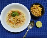 A picture of step 2 of Chickpea Hummus.