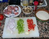 Foto del paso 1 de la receta: Arroz con costillas y ceps