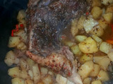 Vacío al horno con papas súper fácil