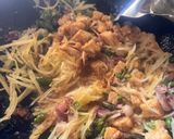 Foto langkah ke 6 dari resep Oseng Tempe Pepaya Muda.