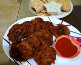 A picture of step 5 of Chapli kabab.