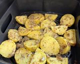 A picture of step 3 of Air Fryer Potatoes.