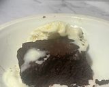 Foto langkah ke 3 dari resep Puding Brownies ala Ina Garten.