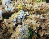 Foto del paso 5 de la receta: Hamburguesas de quinoa, lentejas y espinacas (veganas) 🍔