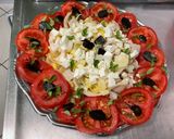 A picture of step 9 of Endive Salad with Tomatoes, Black Garlic, and Feta.