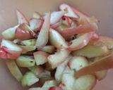 A picture of step 1 of Rose Apple Pickle.