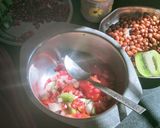 A picture of step 1 of Fruit peanuts Chaat.