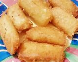 A picture of step 5 of Cheesy Pizza bread pocket.
