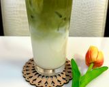 Hình bước làm 2 của món Sữa đậu nành trà xanh / Matcha soy milk