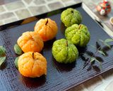 A picture of step 11 of Japanese Kawaii Kabocha Mochi.