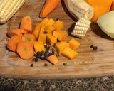 Foto del paso 1 de la receta: Cocina antifrío: Sopa de pollo y vegetales