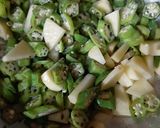 ભીંડી બટેટા ની સબ્જી(bhindi bateta ni sabji recipe in Gujarati) રેસીપી સ્ટેપ1ફોટો
