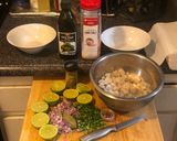 Foto del paso 1 de la receta: Ceviche de pescado con camarón