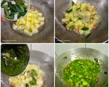 A picture of step 4 of Hariyali Sabudana khichdi.