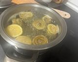 Foto del paso 2 de la receta: Flores de alcachofa con crujiente de jamón