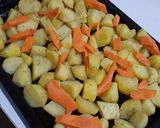 A picture of step 1 of Oven Baked Potatoes.