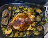 Töltött csirke velesült zöldségekkel recept fázis 2 fotója