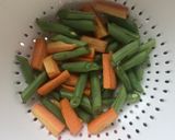 Foto langkah ke 1 dari resep Tumis buncis wortel tahu.