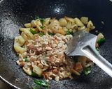 A picture of step 4 of Sabudana khichdi(fasting recipe).
