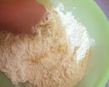 A picture of step 2 of Cinnamon Rolls 🤩.