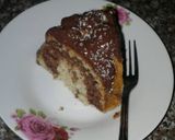 صورة لخطوة 8 من وصفة كيكة جوز الهند مع صوص الشوكولا🍰