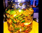 A picture of step 3 of Green Chilli And Garlic Pickle.