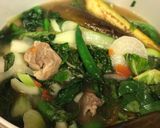 A picture of step 6 of Pork Sinigang.